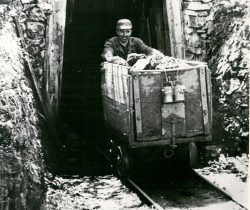 Meilenstein von Ende des Bergbaus